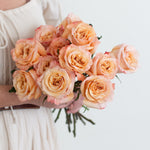 bulk peach shimmer roses