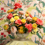 peach flower luxury flower kit