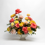 peach flower luxury flower kit