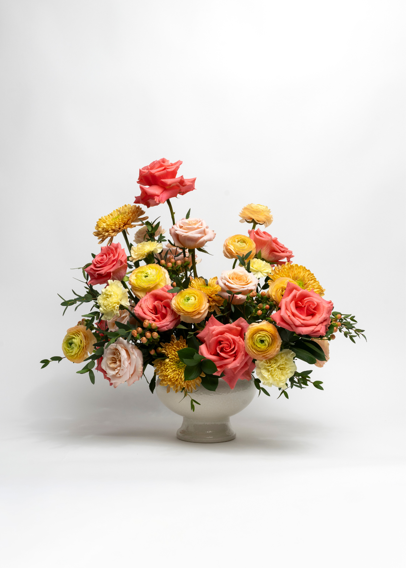 peach flower luxury flower kit