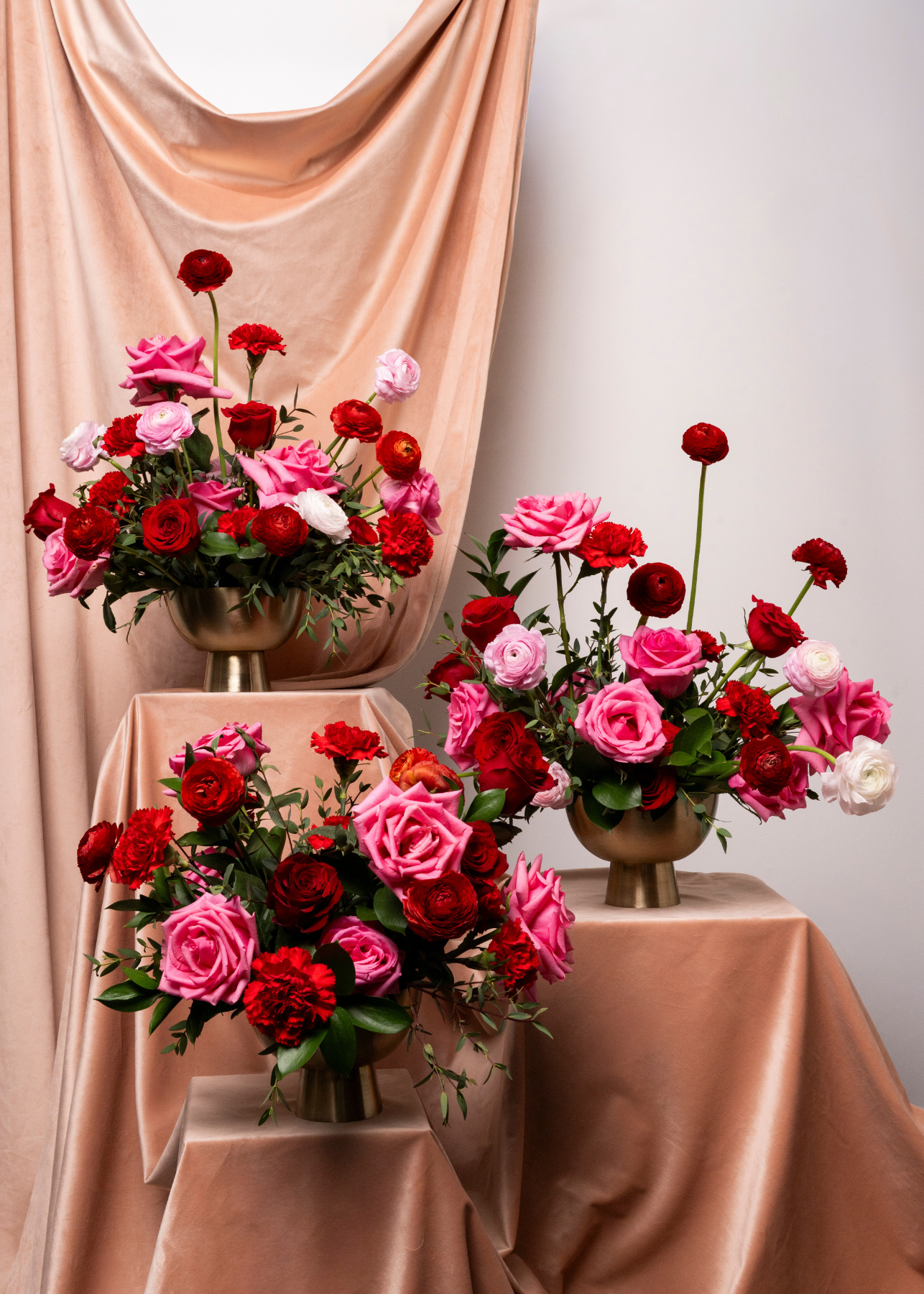 pink flower party kit