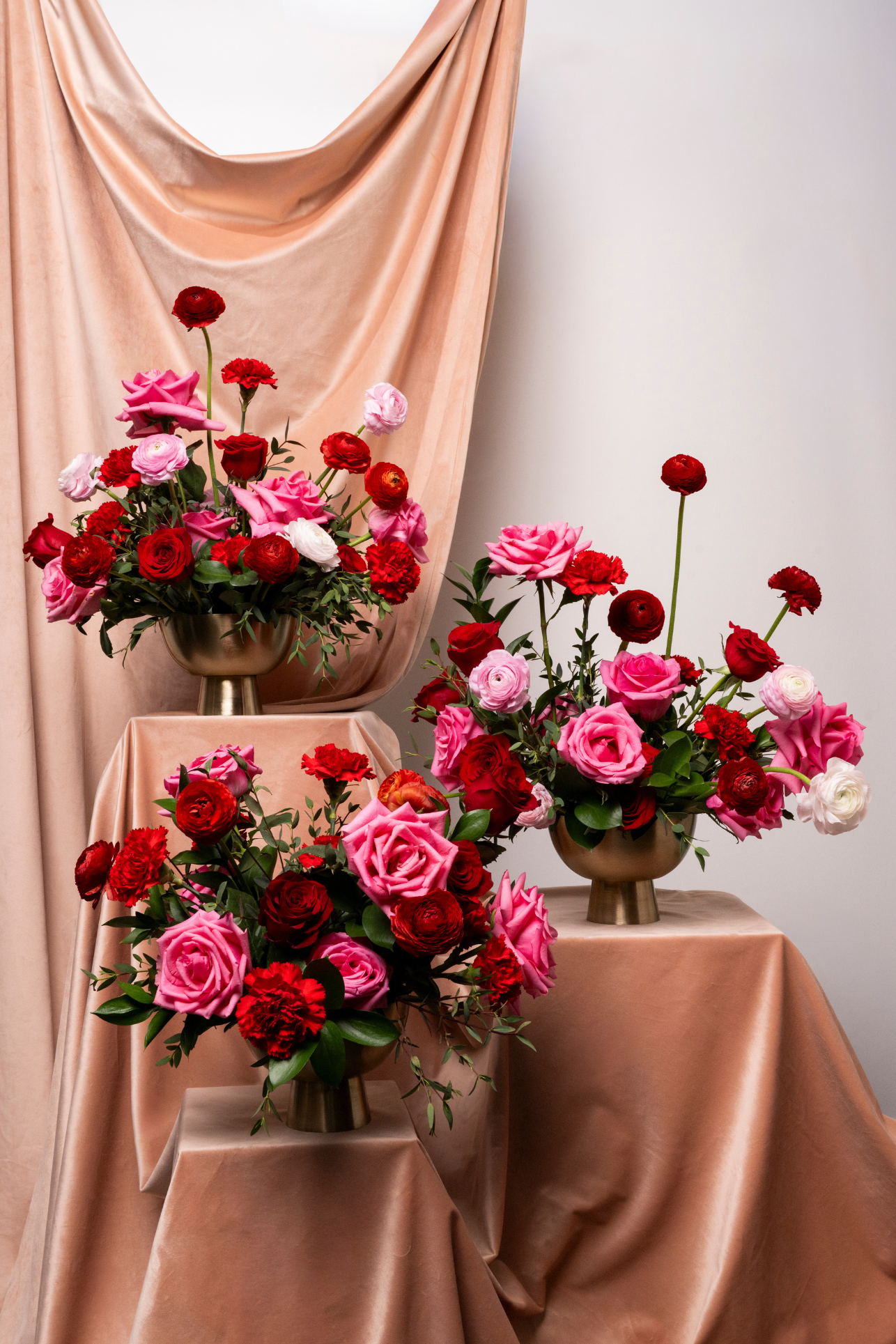 pink flower party kit