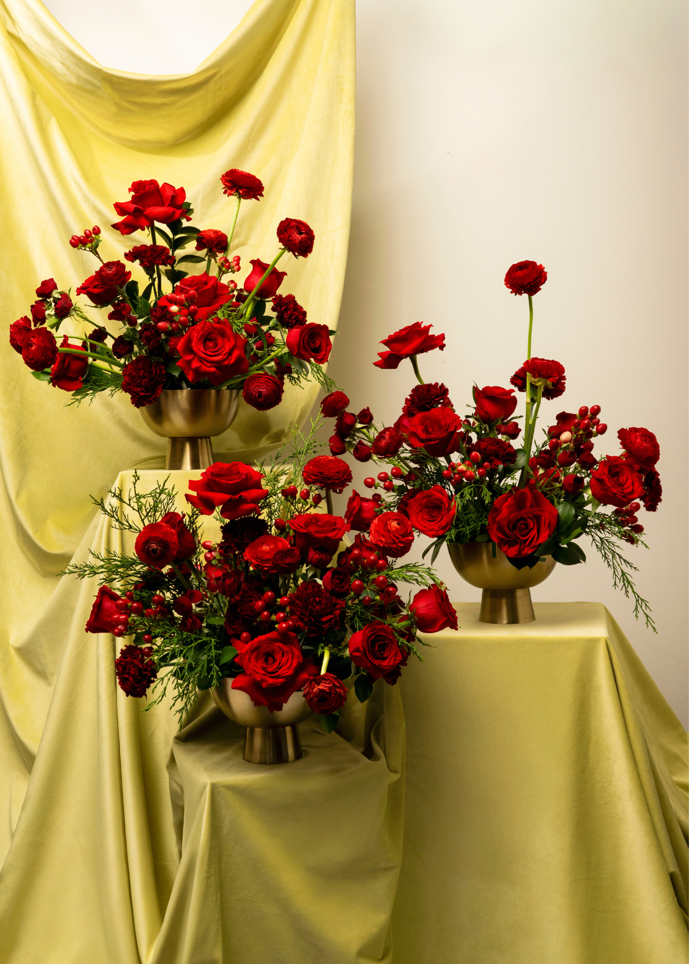 holiday office party flower kit