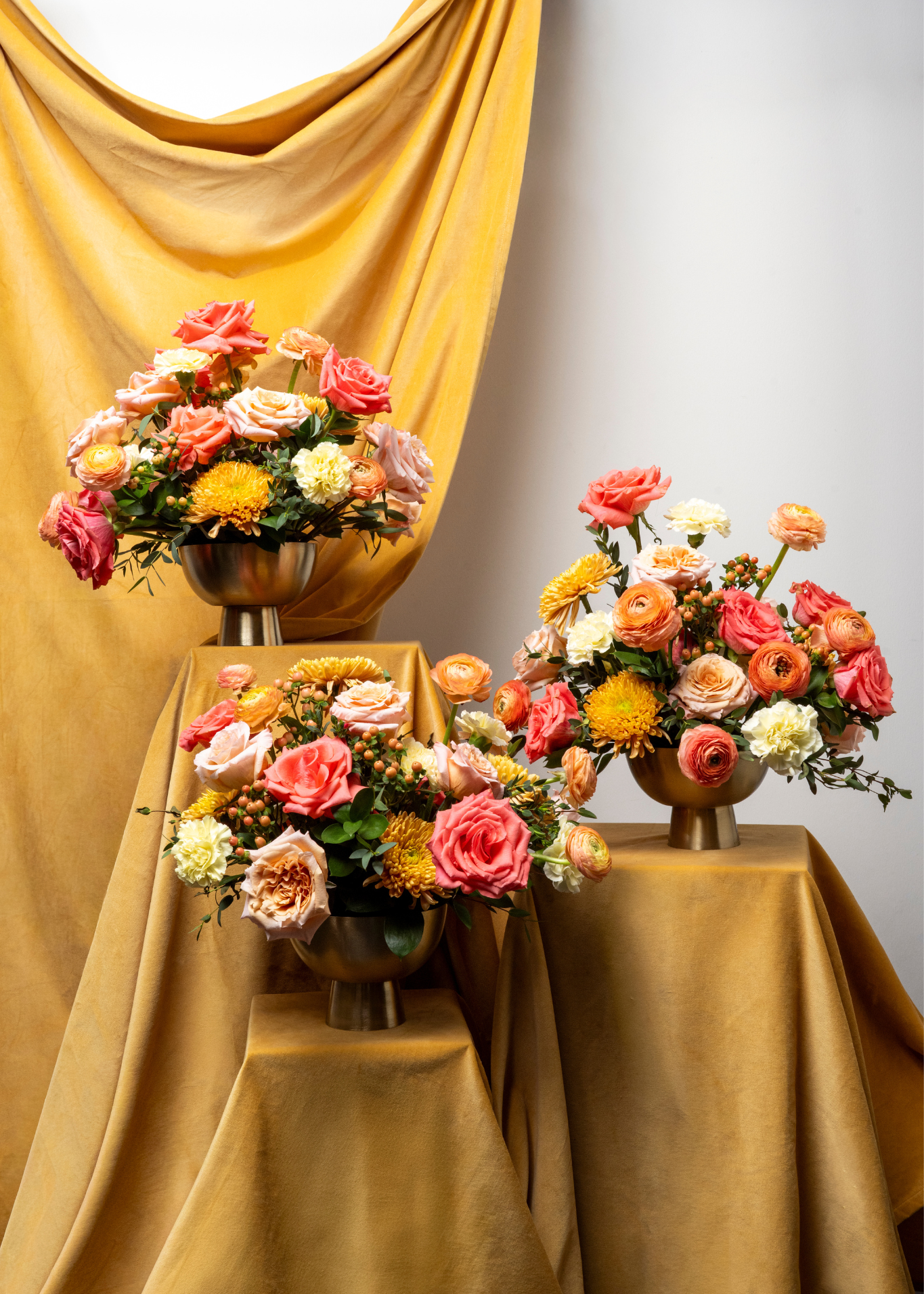 peach fresh flower kits