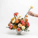 peach fresh flower kit