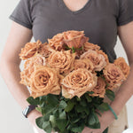 bulk brown toffee roses