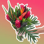 tropical pink bouquet