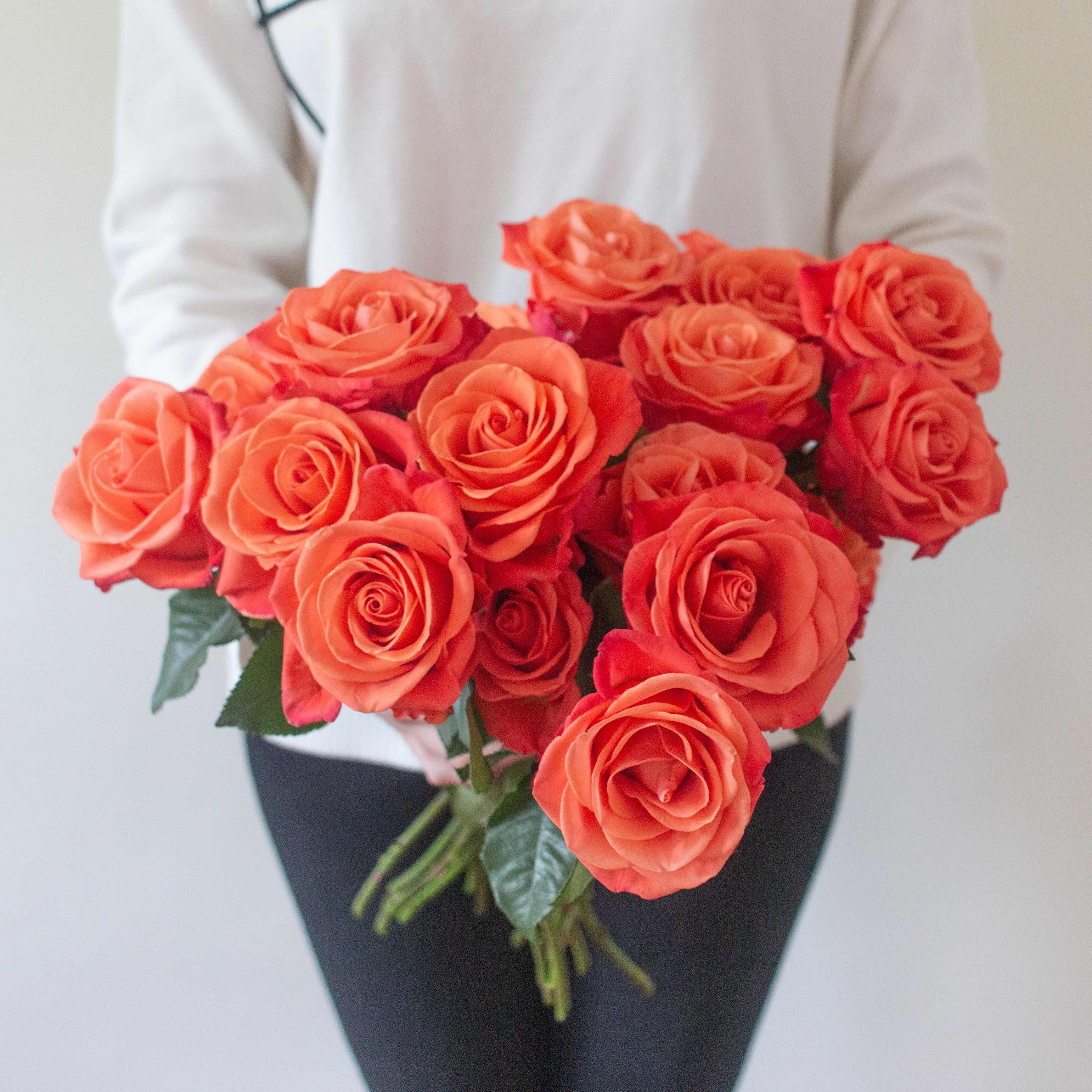 bulk orange roses