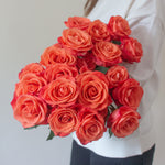 bulk orange roses